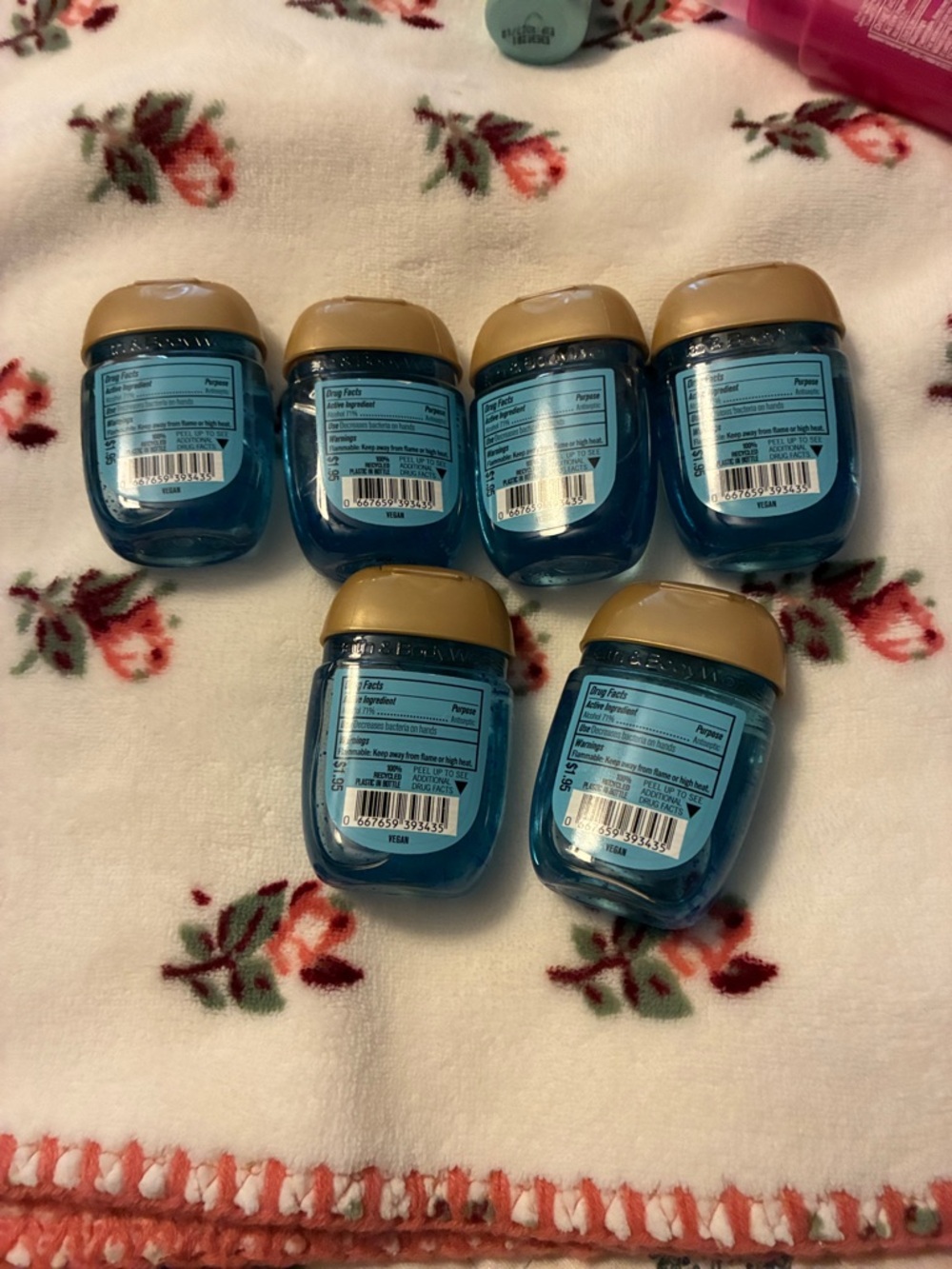 Bath & Body Works Blue, Purple, Pink & Gold Travel Sprays and Sanitizers 10 Pc - Picture 4 of 5